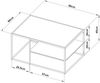 Couchtisch Solund 90x60x45 cm Weiß [en. casa] Bild 3