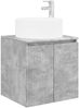 vidaXL Badezimmerschrank-Set 5 pcs Betongrau Holzwerkstoff 3406562 Bild 4