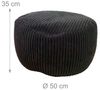 Relaxdays Pouf mit Cordbezug Bild 4