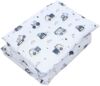 TupTam Kinderbettdecke-Set, Ganzjahresdecke, 2tlg., 1x Bettdecke, 1x Flachkissen, Baufahrzeuge / Bagger / Blau / Hellgrau, 135x100 cm Bild 2