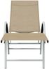 vidaXL Sonnenliege Textilene und Aluminium Creme 310522 Bild 3
