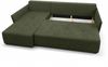 AX LIVING Ecksofa Damascus Grün mit Schlaffunktion Bettkasten Schlafsofa 212 cm links Bild 5