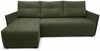 AX LIVING Ecksofa Damascus Grün mit Schlaffunktion Bettkasten Schlafsofa 212 cm links Bild 2