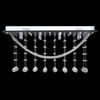Weiße Deckenlampe mit funkelnden Glasperlen 8 x G9 29 cm Bild 3