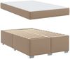 vidaXL Bettrahmen mit Matratze Cappuccino 120 x 200 cm Stoff 3399237 Bild 4