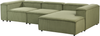 Linksseitiges Ecksofa ARDAL Cord Grün Linksseitig Bild 5