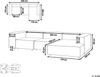 Linksseitiges Ecksofa ARDAL Cord Grün Linksseitig Bild 2
