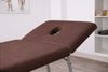 Massageliege Frottee Spannbettlaken mit Nasenschlitz Marke70-80 cm x 190-200 cm Schokobraun Bild 2