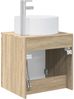 vidaXL Wandmontierte Waschbecken-Vanität Sonoma-Eiche 890464 Bild 5