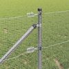 vidaXL Schweißdrahtzaun mit Spikes 10 x 0,8 m Verzinkter Stahl Silber 3351922 Bild 4