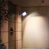 2er Set LED Solarleuchte, weiß, beweglicher Spot, Bewegungsmelder Bild 3