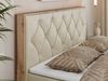 Boxspringbett, Schlafzimmerbett, Bettkasten - VENETO - 140 x 200 cm - Beige Velvet - H4 Bild 3