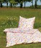 Janine Modern Art Mako-Satin Bettwäsche 135x200 Blumenwiese Blüten bunt 42123-09 Bild 2