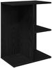 vidaXL Nachttische 2 Stk. Schwarz Eichen-Optik 46,5x29x61 cm 858653 Bild 4
