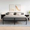 vidaXL Nachttische 2 Stk. Schwarz Eichen-Optik 46,5x29x61 cm 858653 Bild 3