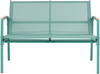 Lounge Set mit Tisch 4-Sitzer LEDRO Metall Grün Bild 5