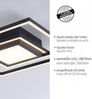 JUST LIGHT 14144-18 LED Deckenleuchte ASMIN eckig schwarz 3000K Bild 3