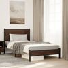 vidaXL Metallbett ohne Matratze Braun Eichen-Optik 100x200 cm 4007917 Bild 3
