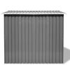 vidaXL Gartenschuppen Grau Metall 257 x 205 x 178 cm 42907 Bild 3