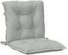vidaXL Niedriglehner-Auflagen 4 Stk. Melange Hellgrau 100x50x7cm Stoff 4002380 Bild 5
