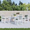 vidaXL Niedriglehner-Auflagen 4 Stk. Melange Hellgrau 100x50x7cm Stoff 4002380 Bild 3