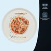 KHG 2er Set Pizzateller, extra groß mit 30cm Durchmesser in Formel Print, perfekt für Gastro und Zuhause, hochwertiges Porzellan, Spühlmaschinengeeignet & perfekt Stapelbar Bild 2