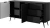 AX LIVING Schwarz Kommode Vespasia 163 2T3S – 163,2 cm modern Bild 5