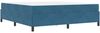 vidaXL Bettrahmen mit Matratze Dunkelblau 180 x 200 cm Stoff 3399082 Bild 4