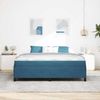 vidaXL Bettrahmen mit Matratze Dunkelblau 180 x 200 cm Stoff 3399082 Bild 3