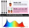 Rosnek Pflanzenlampe Dimmbar, 360° flexibel, für Zimmerpflanzen Setzlinge Blume Sukkulente, Rot, Weiß, Timer, 8Rot+40Weiß LEDs Bild 4