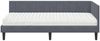 vidaXL Eckbettgestell mit Matratze mit Kopfteil 2 pcs Grau Samt 3393899 Bild 5