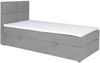 99rooms Larni Boxspringbett Velours KRONOS Schwarz 80x200 cm Bild 2
