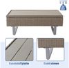 Celya Gartenlounge-Set Gartenlounges für 4 Personen, Gartenmöbel mit Ecksofa und Tisch, (Gartenlounge für 4-5 Personen, Lounge mit Ecksofa, Tisch & Auflagen, abnehmbarer und waschbarer Stoffbezug), Poly-Rattan-Garnitur, Gartengarnitur Sitzgruppe Sofa L... Bild 2