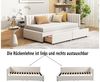 BlingBin Polsterbett Schlafsofa Einzelbett Multifunktionsbett (Daybed, 1-tlg, Daybett 90x200 cm), mit 2 Stauraum Schubladen und Lattenrost hautfreundlicher Samtstoff Bild 4