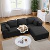 Bealife Ecksofa L-Form, B: 250cm, Keine Montage erforderlich, Modulares Design mit Polstern und Seitentaschen Bild 3