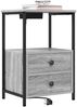 vidaXL Nachttisch 2 pcs Graues Sonoma 40 x 31 x 60 cm Holzwerkstoff 859447 Bild 3