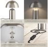 tectake Schreibtischlampe Retro-Tischlampe, Stabil, nicht relevant, Kleine Retro-Tischleuchte im angesagten 70er-Jahre Pilzdesign Bild 4
