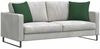 vidaXL Sofakissen 2 Stück Dunkelgrün 45 x 45 cm Cordstoff 42013951 Bild 3