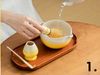 Goodwei Teeservice Matcha Latte Set Fuji Yellow (4-tlg), 1 Personen, Keramik, handgearbeitet Bild 3