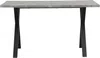 Esstisch, Marmoroptik grau, 1-St, 140/80/76 cm, Metallgestell Bild 5