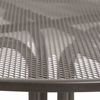 Universal Boulevardtisch Ø 105x74 cm Gestell Stahl eisengrau, Tischplatte Streckmetall eisengrau Elotherm beschichtet Bild 3