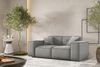 Sofaset Designersofa CESINA 3-2-1 in Stoff Opera Velvet Steingrau Bild 4