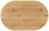 HOME DELUXE Essgruppe Oval Ausziehbar inkl. Sternfuß - 160 x 100 cm Light Oak 8 Stühle Hellbraun Bild 5