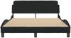 vidaXL Bettgestell "Dover" Schwarz 140x190 cm Stoff 373167 Bild 4