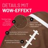 Lumaland Sitzsack Football-Sitzsack 80 x 160 cm XL Bodenkissen Gaming, Indoor/Outdoor wasserabweisend waschbar robust Bild 4