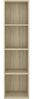 vidaXL TV-Wandschrank Sonoma-Eiche 37x37x142,5 cm Holzwerkstoff 805492 Bild 4