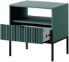 Selsey 'Vellore' Nachttisch mit Schublade, Grün, 54 cm Bild 4
