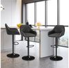 Yaheetech Barhocker (2 St), Barstuhl Bistrohocker aus Kunstleder Bild 3