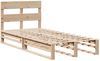 vidaXL Massivholzbett ohne Matratze 75x190 cm Kiefernholz 850818 Bild 3