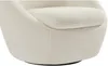 Vente-unique - LACARA Sessel Stoff Weiß - B 78 cm x H 70 cm x L 88 cm Bild 5